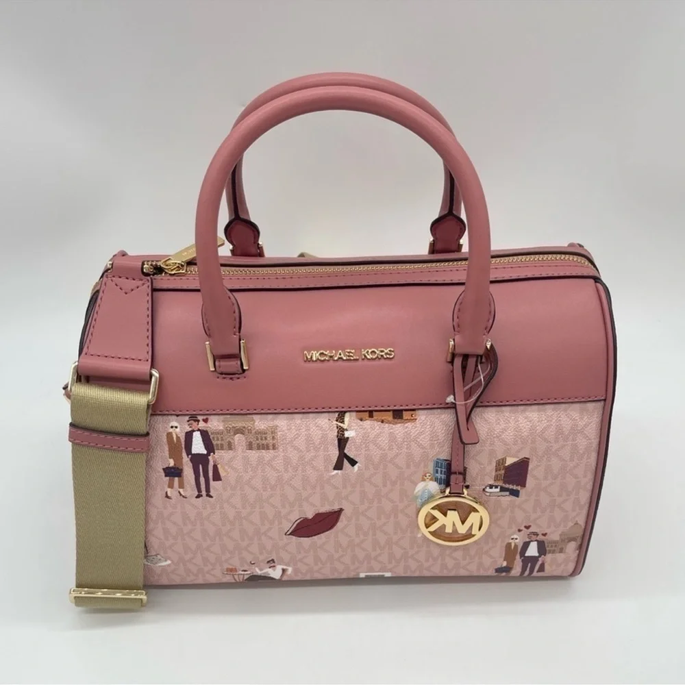 Michael Kors Medium Duffle Satchel Crossbody Bag - Picture 4 of 11